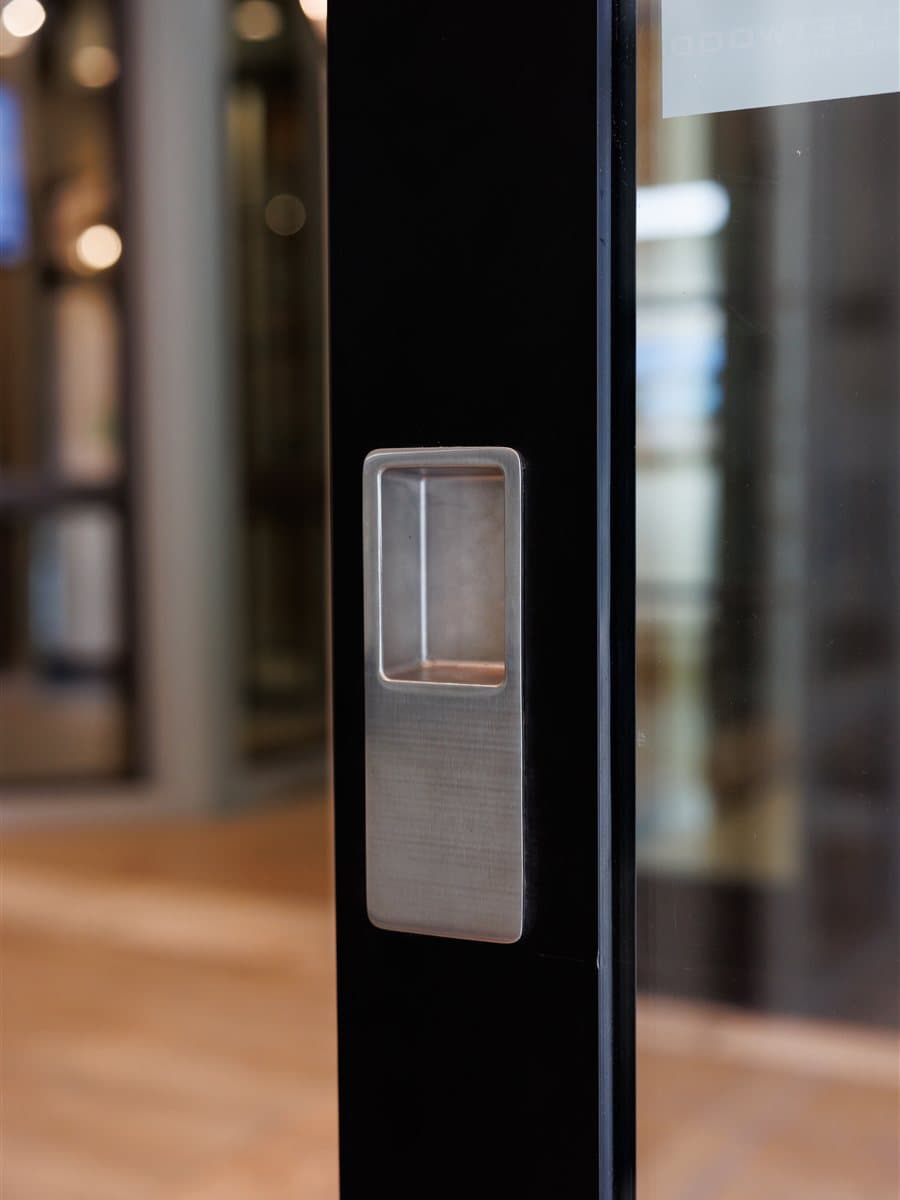 Architectural door hardware detail