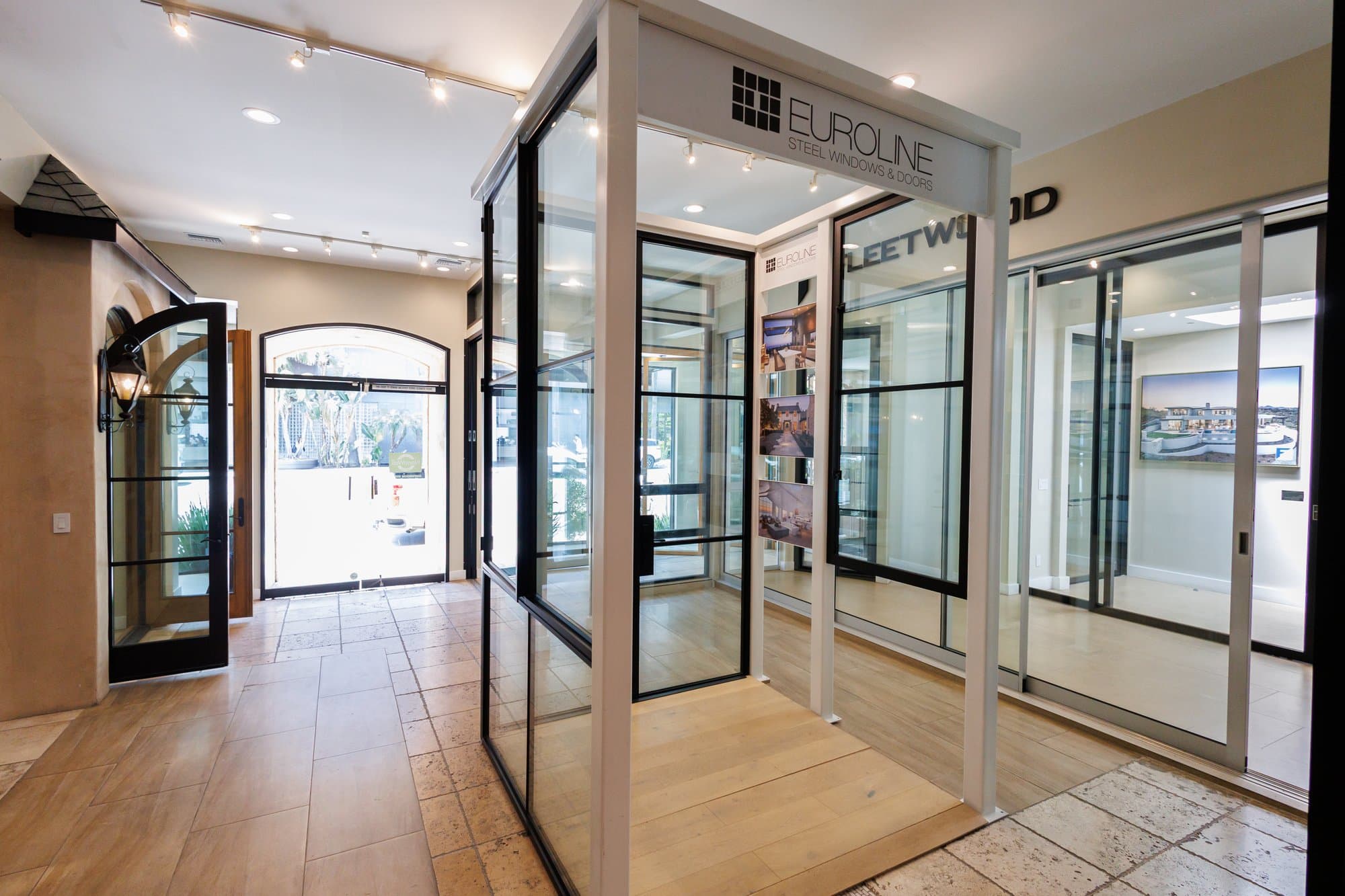 Euroline Steel Windows & Doors on display in the HDR Windows showroom