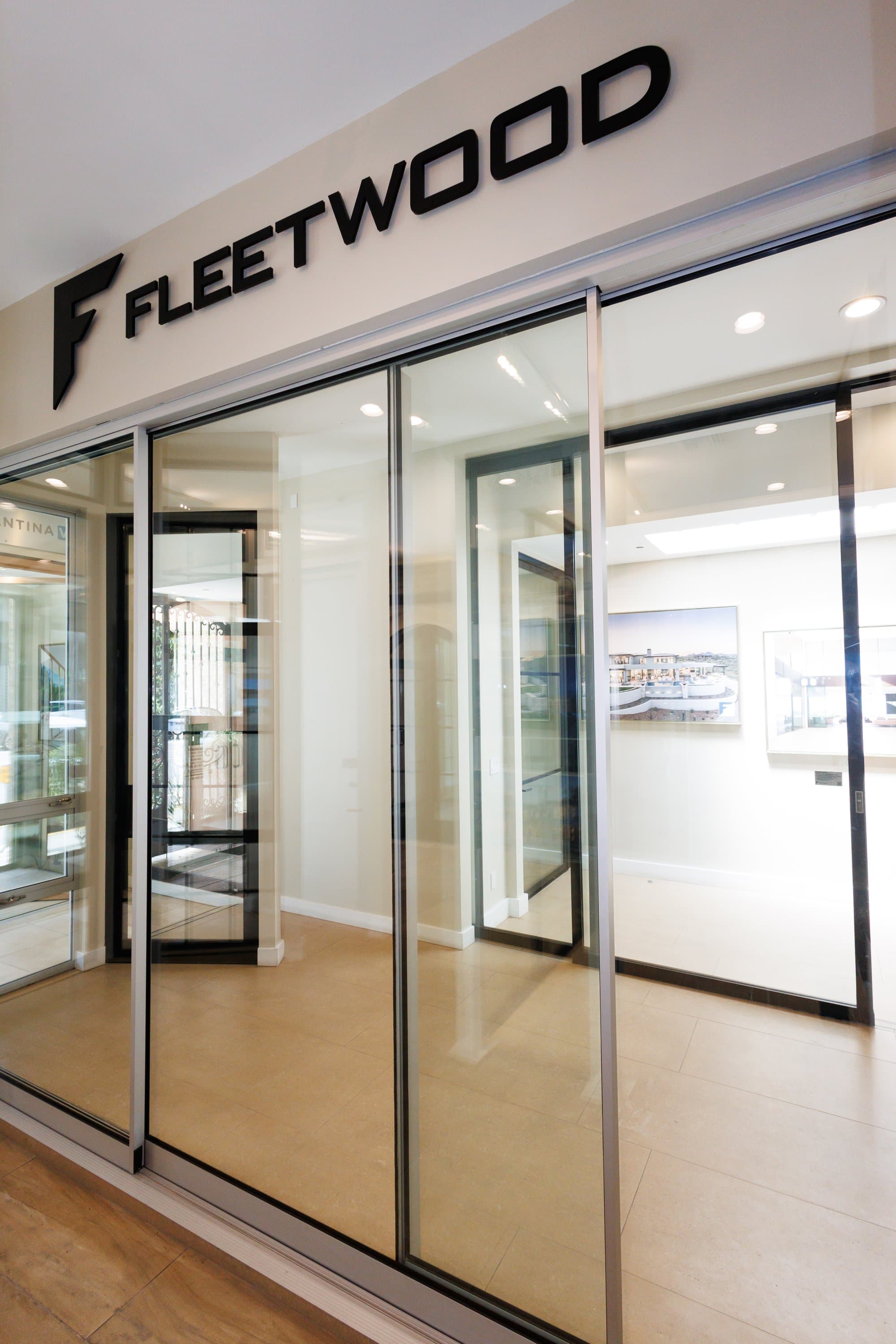 Fleetwood Windows & Doors on display in the HDR Windows showroom