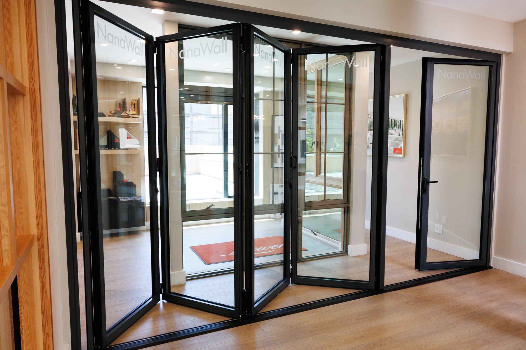 NanaWall Systems on display in the HDR Windows showroom