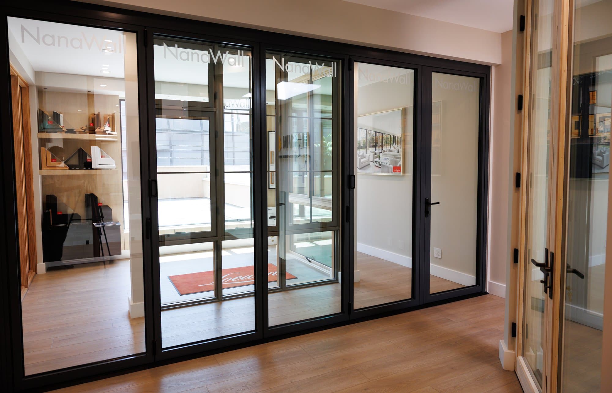NanaWall Systems on display in the HDR Windows showroom