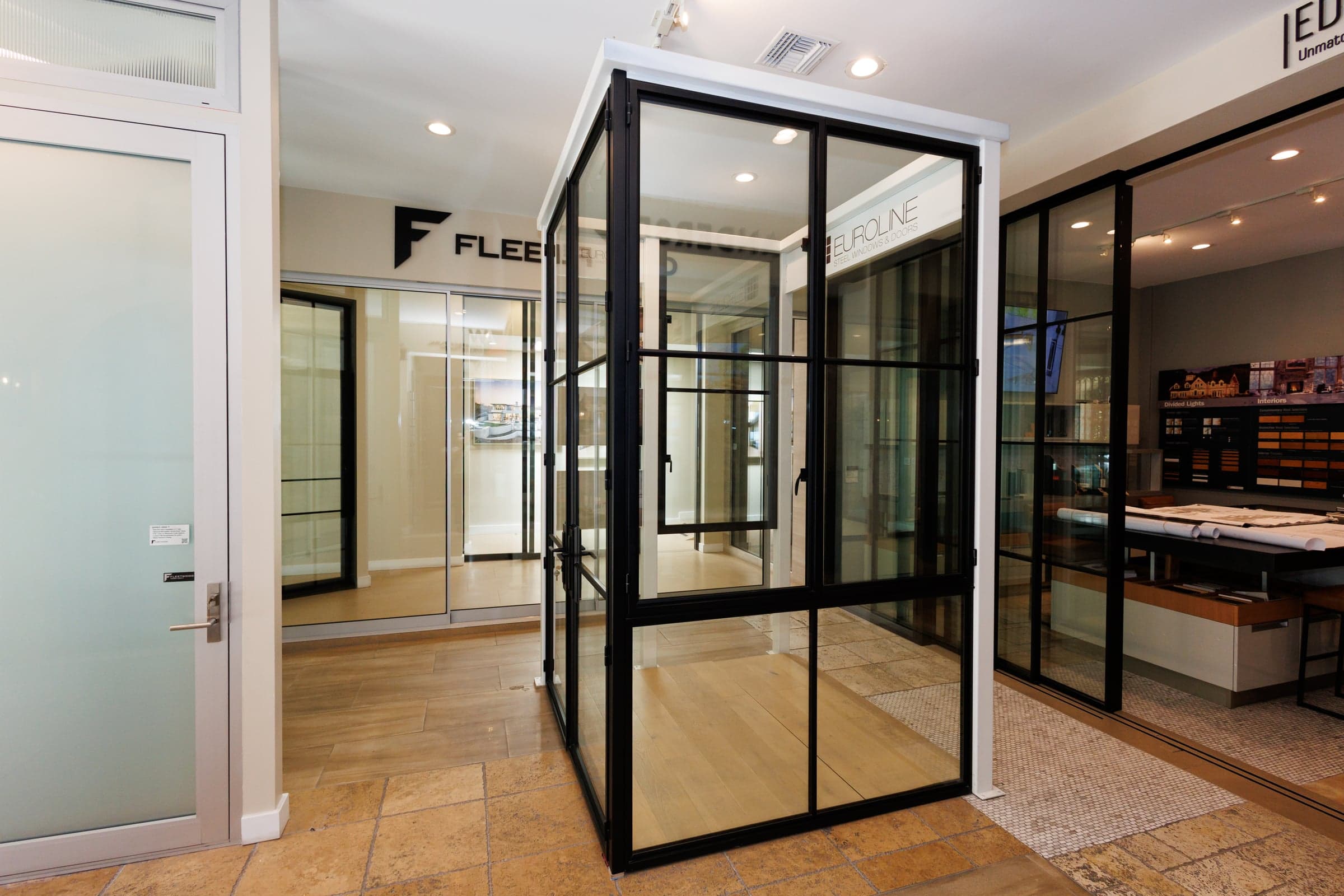 Euroline and Fleetwood systems on display at HDR Windows showroom