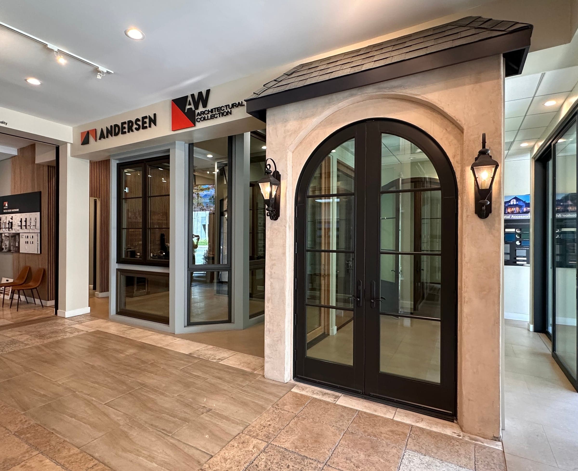 Andersen Windows & Doors full-scale display at HDR Windows showroom