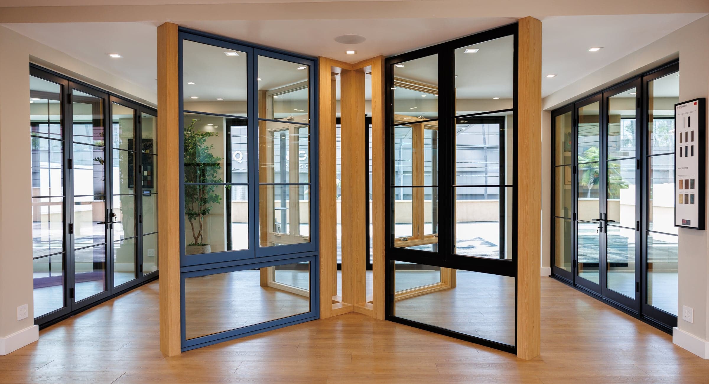 Marvin folding door systems on display at HDR Windows showroom